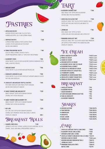 Wackers menu 