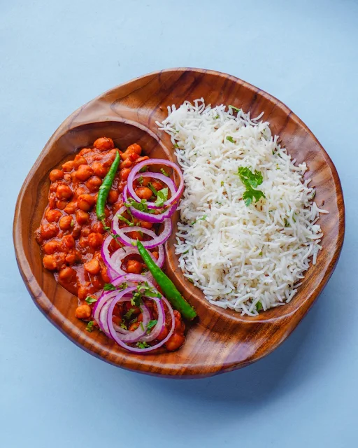 Chana Masala Chawal