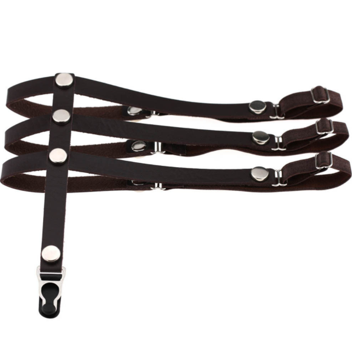 Nuevo cinturón liguero muslo punk, estilo Harajuku, elástico, anillo pierna sexy, para sujetar medias. Ideal para moda y un look atrevido.