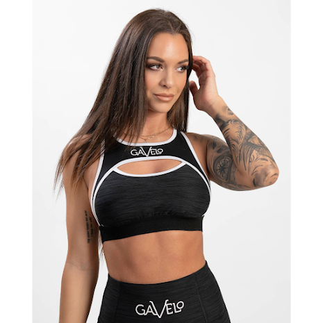 GAVELO Black & White Swirl Sport-bh - xl