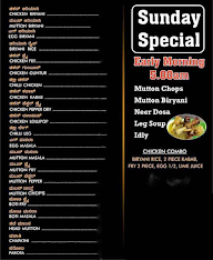 Mandya Sln Donne Biryani menu 1