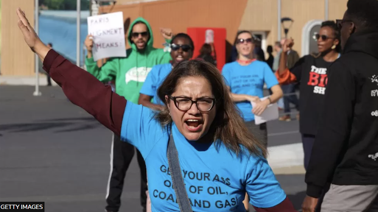 Campaigners are angry about the presence of lobbyists for the fossil fuel industry