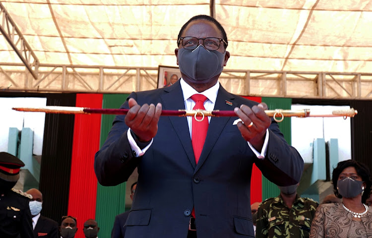 Malawi's President Lazarus Chakwera.