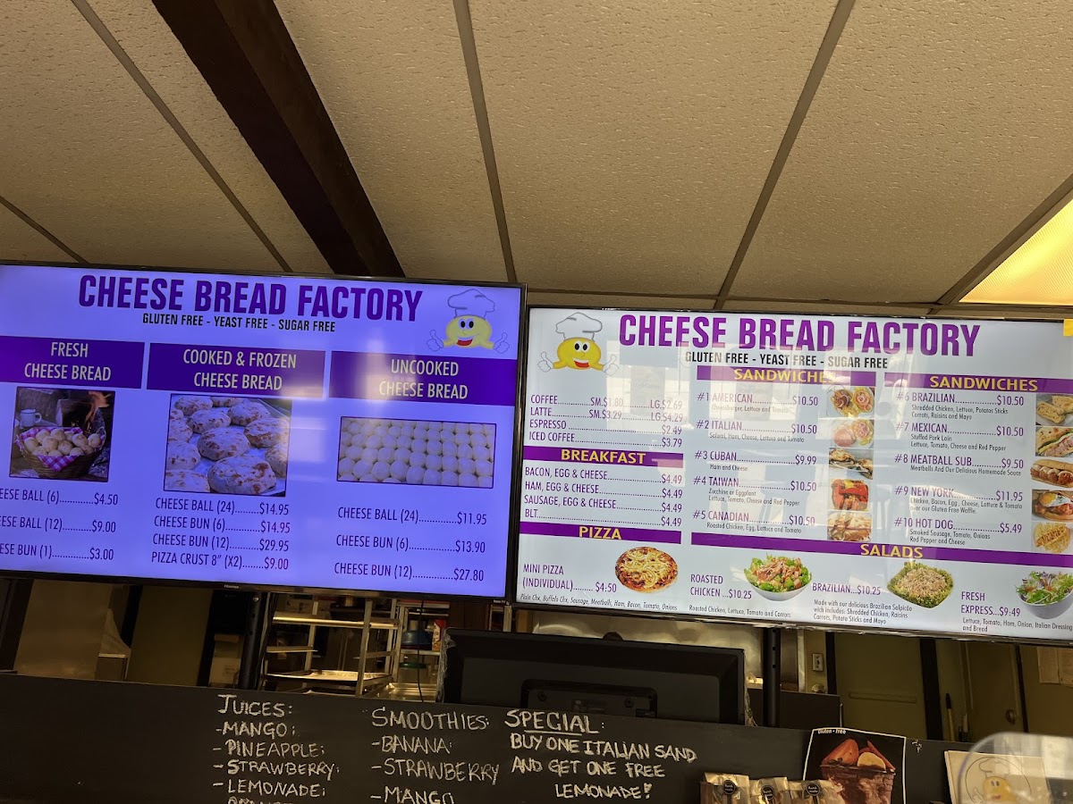 Gluten-Free at Cheese Bread Factory