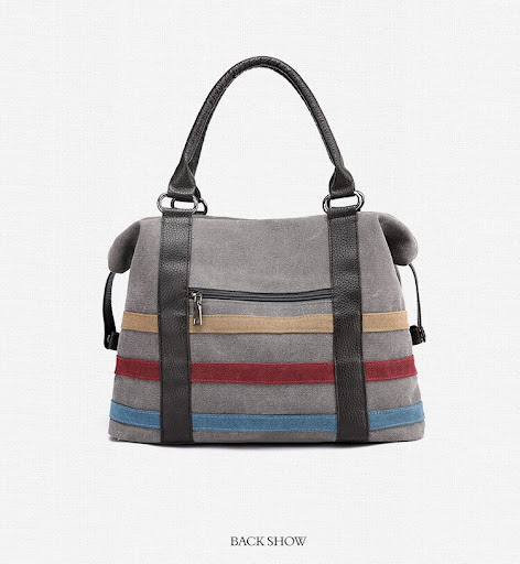 Title 24, Canvas Stripe Womens Bag, a stylish and practi...