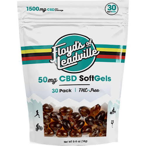 Floyds of Leadville CBD Softgel: Isolate 50mg, Qty 30 