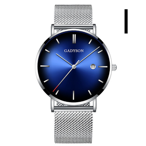 Title 7, Mens Simple Color Steel Watch Gradient Quartz ...