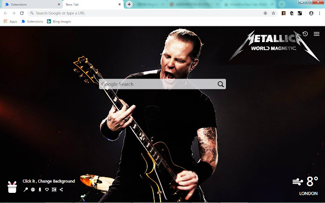 Metallica New Tab, Wallpapers HD