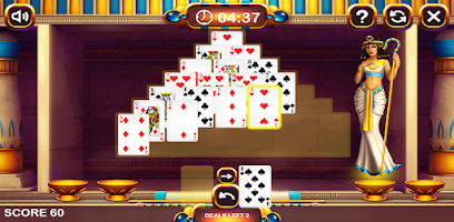 Cleo's Solitaire Pyramid Quest Screenshot