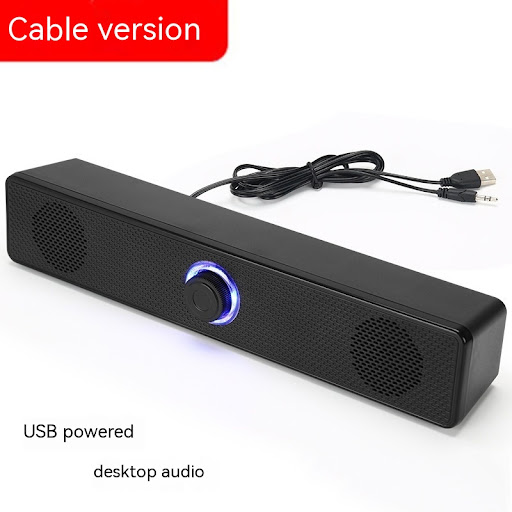 Title 4, Strip Loudspeaker for Home Desktop Computer, Wi...