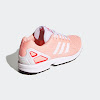 zx flux haze coral/footwear white/power pink