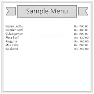 Satija Sweets menu 2