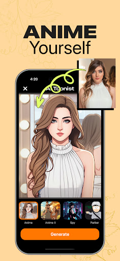 Screenshot Cartoon Photo Editor AiToonist