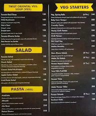 Twist Family Lounge & Bar menu 1