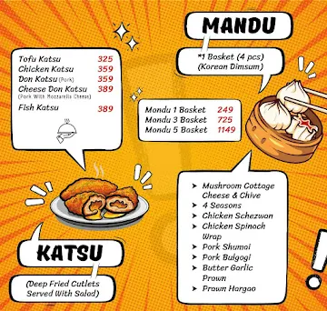 Kori's menu 