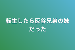 転生したら灰谷兄弟の妹だった