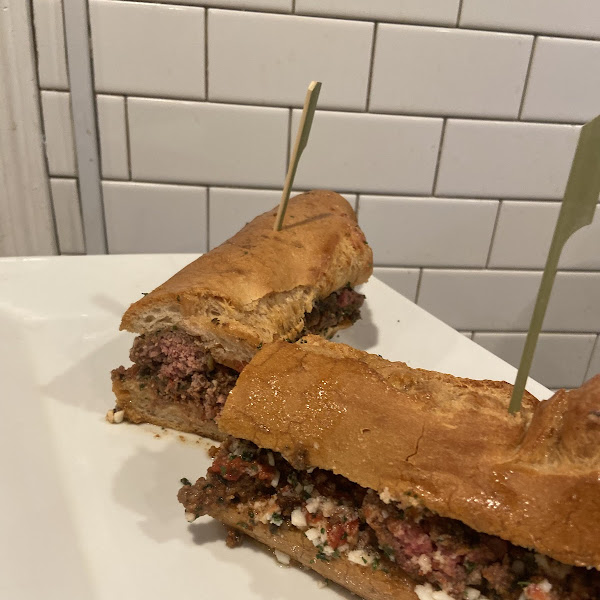 Gluten-free meat ball sub