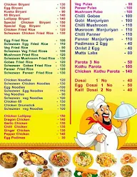 Dawooth Biryani menu 1