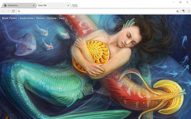 Fantasy Mermaids HD Wallpapers Siren Theme logo