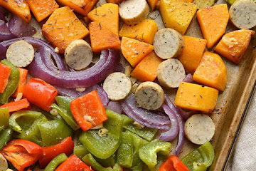 Sheet Pan Sausage and Veggies