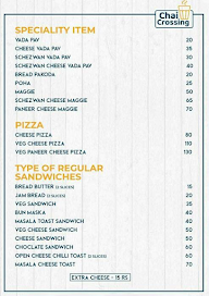 Chai Crossing menu 2