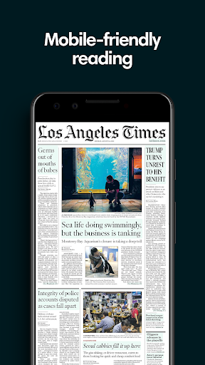 Screenshot PressReader (preinstalled)