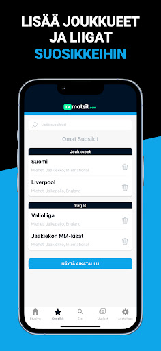 Screenshot TVmatsit - Urheilua tv:ssä