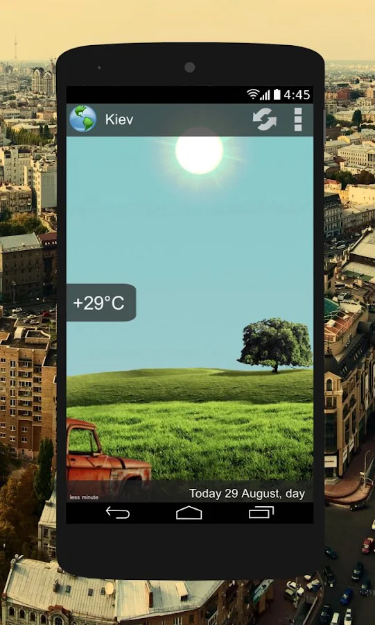    Animated Weather Widget&Clock- screenshot  
