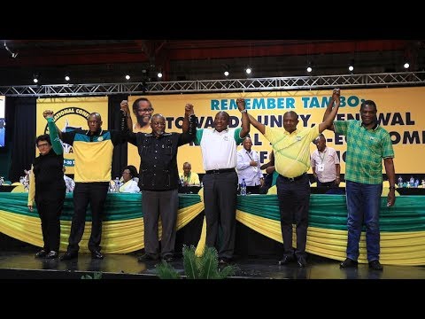 The ANC's new top six leaders have been named at the party's elective conference in Nasrec, Johannesburg. Cyril Ramaphosa was named the new president of the party.