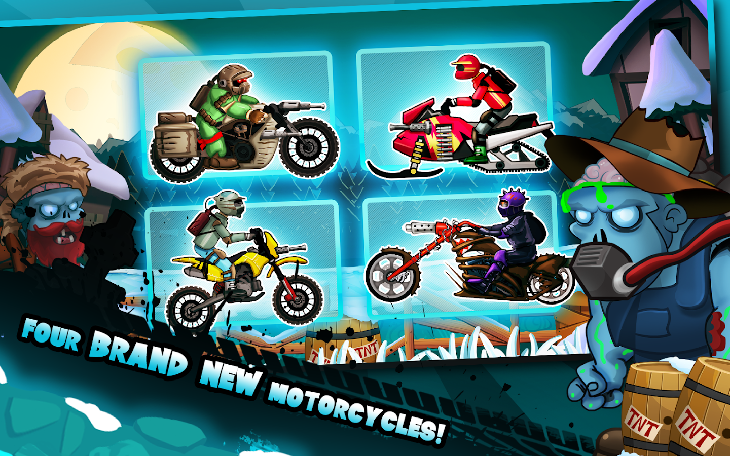 Zombie Shooter Motorcycle Race Apl Android Di Google Play