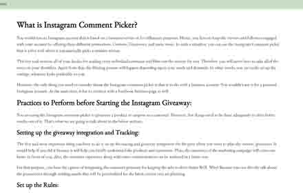 Comment Picker Preview image 0
