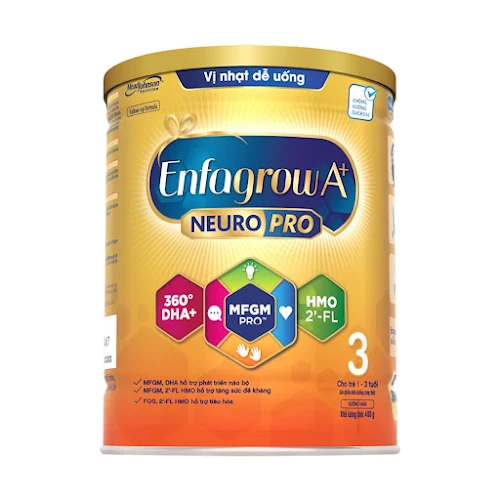 SPDDCT Enfagrow A+ Neuropro 3 với 2’- FL HMO Follow Up Formula dành cho trẻ từ 12 - 36 tháng 400G