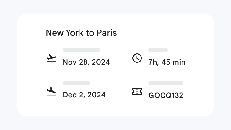 Flygtider från New York till Paris.