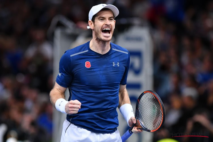 Andy Murray is na een absolute thriller de eerste finalist op de Masters