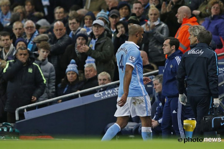 Un mois sur la touche pour Kompany