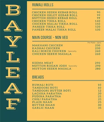 Bayleaf menu 