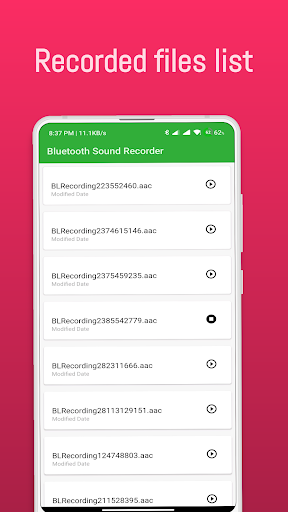 Screenshot Bluetooth Sound Recorder