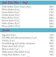 Sanju's Kitchen menu 1