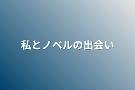 私とノベルの出会い