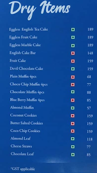 The French Loaf menu 7