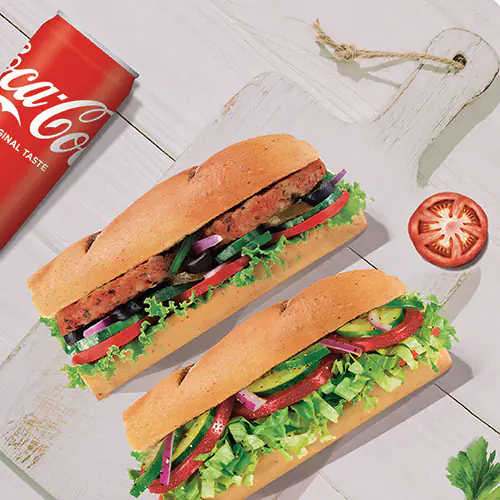 2 Veg Subs + Coke (Save Upto Rs169)