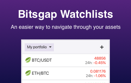 Bitsgap watchlists Preview image 0