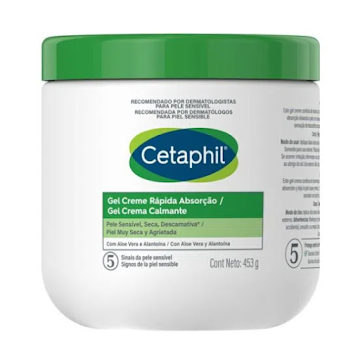 Gel Crema Calmante Piel Seca Y Agrietada Cetaphil x 453 gr  