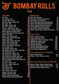 Bombay Rolls menu 2