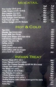 Vegtawa Restaurant menu 1