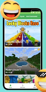 Insights and stats on Lucky block race map for MCPE