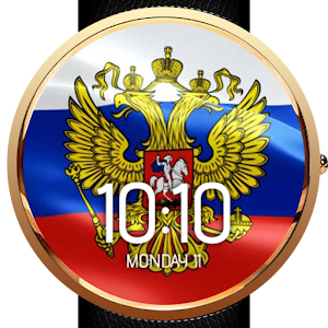 Animated Russia Flag WatchFace