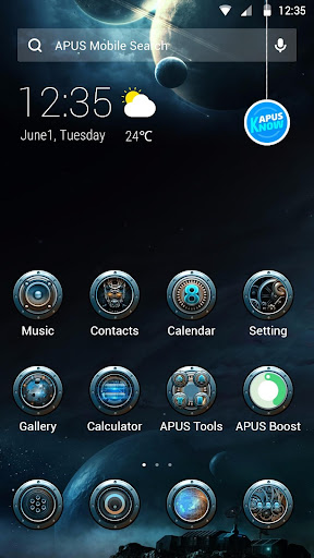 Magic mental universe-APUS Launcher theme