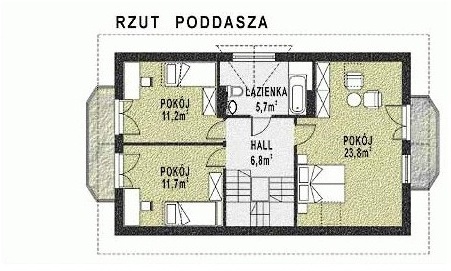 WB-3906 - Rzut poddasza