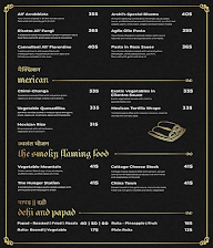 The Archi's Castle menu 5